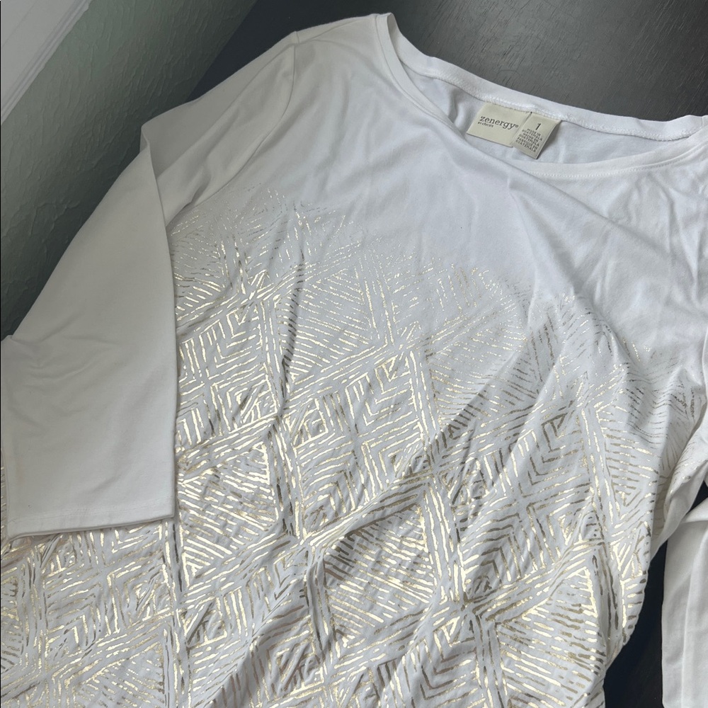 Chico's Zenergy White Top size 1